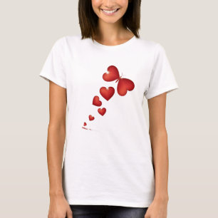 Camiseta borboleta adorável