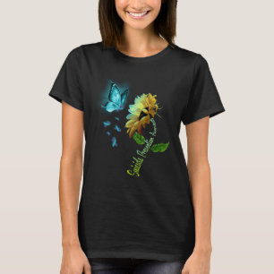 Camiseta Borboleta Advertência para a prevenção do suicídio
