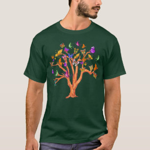 Camiseta Borboleta Animal Insetor Lover Nature Tree