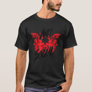 Camiseta Borboleta Anti-Social Para O Introdução 2
