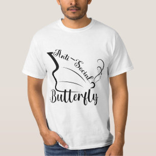 Camiseta Borboleta antissocial