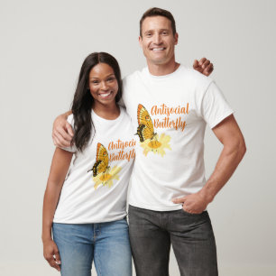 Camiseta Borboleta antissocial Natureza Introduzida