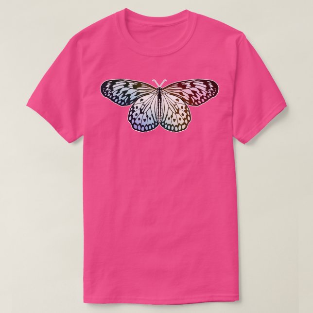 Camiseta Borboleta Arco-Íris (Frente do Design)
