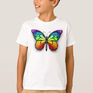 Camiseta Borboleta-arco-íris Monarca