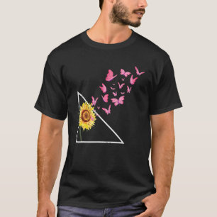 Camiseta Borboleta Artista Florista Flor Amarelo Sunshine S
