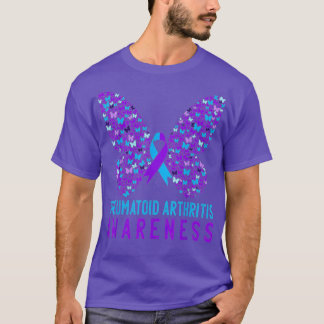 Camiseta Borboleta Artrite Reumatoide Sensibilização RA Fit
