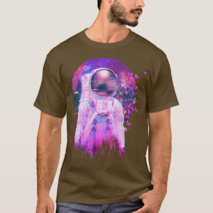 Camiseta Borboleta Astronauta Vaporwave - Retrowav Synthwav