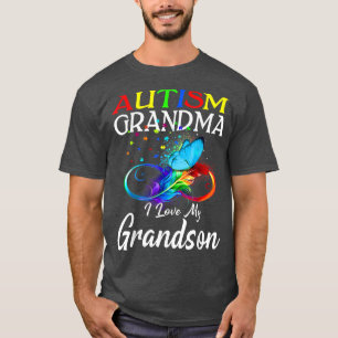 Camiseta Borboleta Autismo Avó Amo Meu Avô Awaren