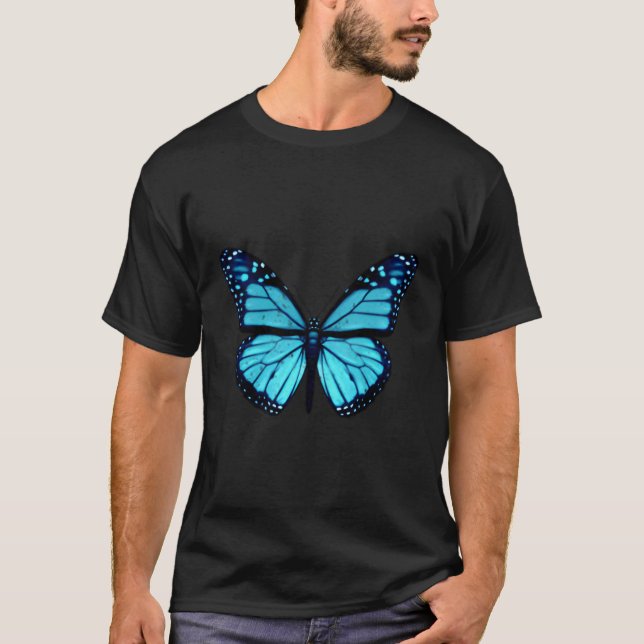 Camiseta Borboleta Azul - (Frente)