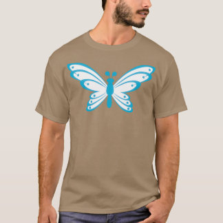 Camiseta Borboleta azul-hallowtail
