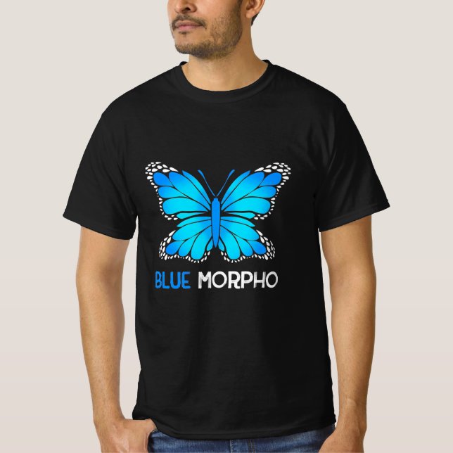 Camiseta Borboleta Azul Morpho (Frente)