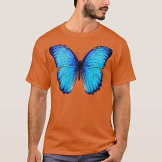 Camiseta Borboleta Azul Morpho
