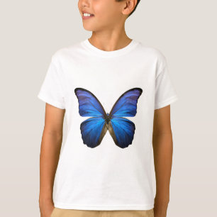 Camiseta Borboleta Azul Radiante