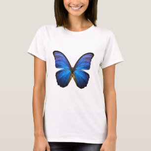 Camiseta Borboleta Azul Radiante