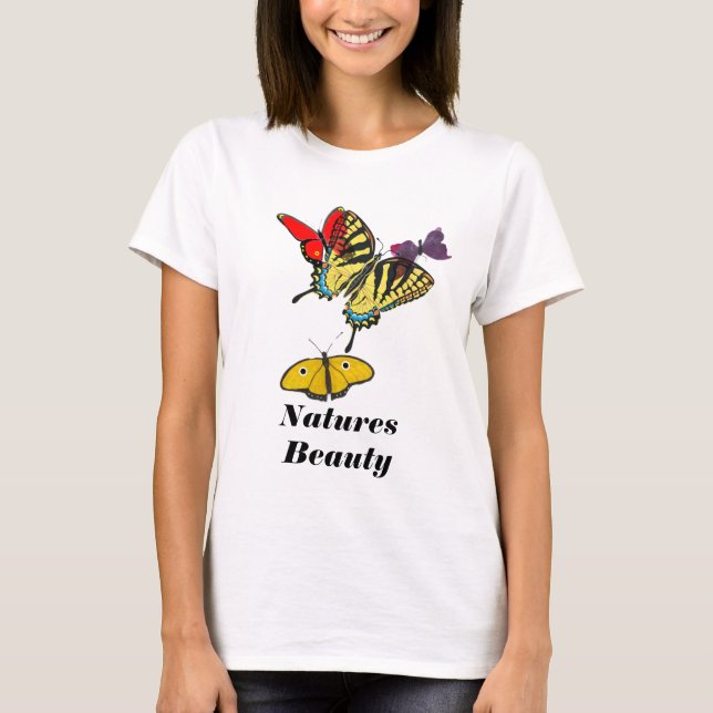 Camiseta Borboleta, beleza das naturezas (Frente)