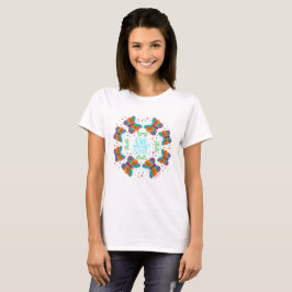 Camiseta Borboleta Bem Com Alma Citação Inspirividade T-Shi