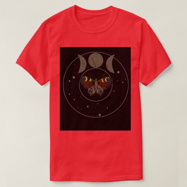 Camiseta Borboleta Boa sorte (Frente do Design)