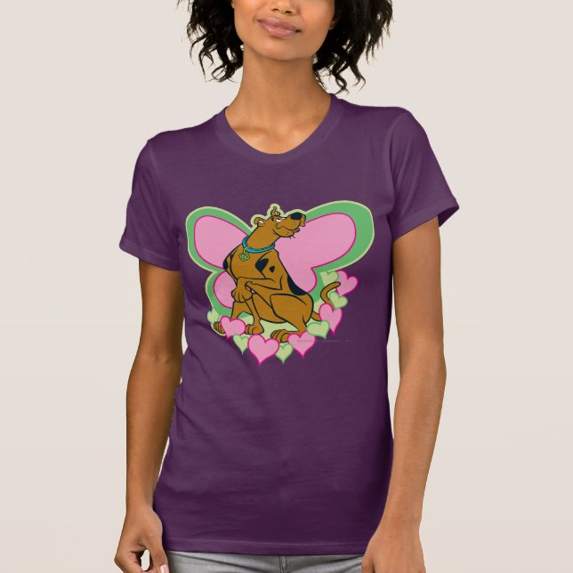 Camiseta Borboleta bonito Scooby-Doo (Frente)
