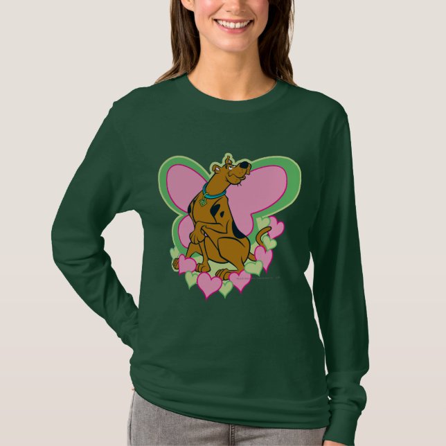 Camiseta Borboleta bonito Scooby-Doo (Frente)