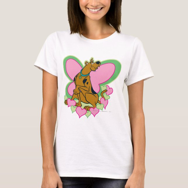 Camiseta Borboleta bonito Scooby-Doo (Frente)