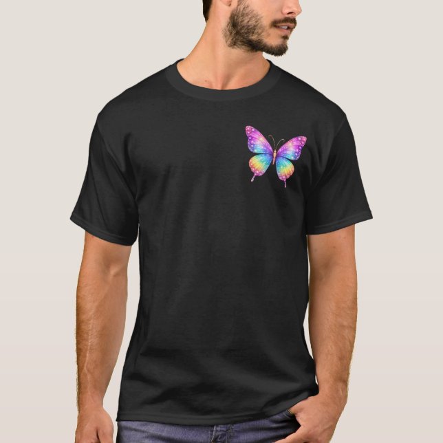 Camiseta Borboleta Brilhante (Frente)
