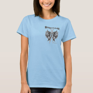 Camiseta Borboleta celta do sobrevivente - melanoma