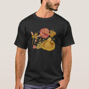 Camiseta Borboleta, Cogumelo e Aquarela Flor