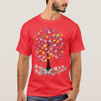 Camiseta Borboleta colorida borboleta Nature Lover bea