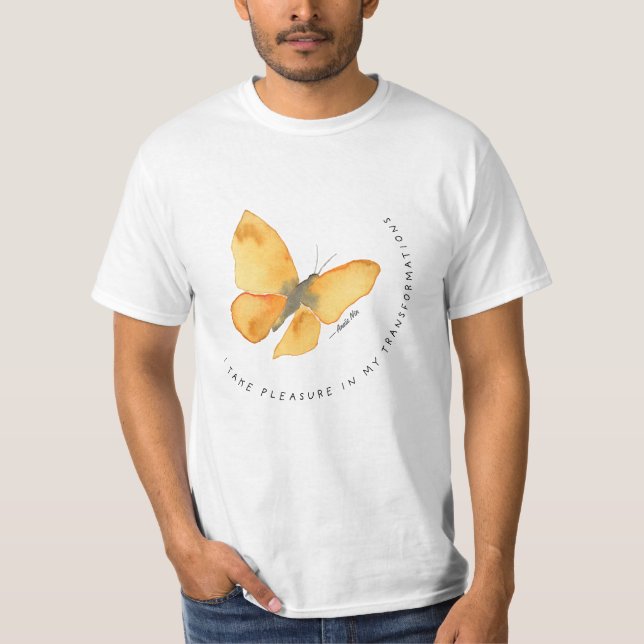 Camiseta Borboleta com Anaïs Nin Cote (Frente)