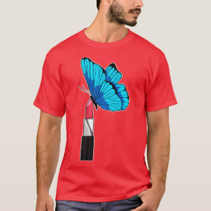 Camiseta Borboleta com Batom