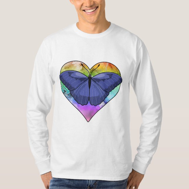 Camiseta Borboleta com Coração (Frente)