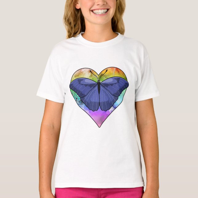 Camiseta Borboleta com Coração (Frente)