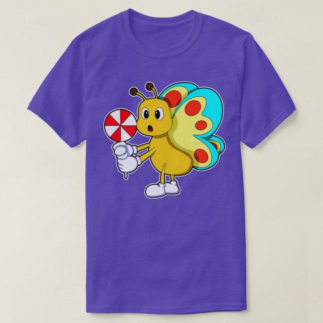 Camiseta Borboleta com doce (Frente do Design)