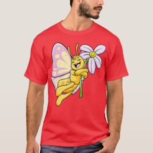 Camiseta Borboleta com Flor 2
