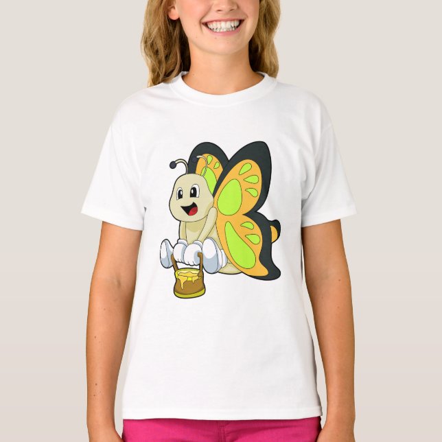 Camiseta Borboleta com mel (Frente)
