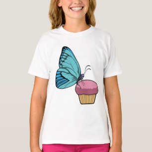 Camiseta Borboleta com Muffin