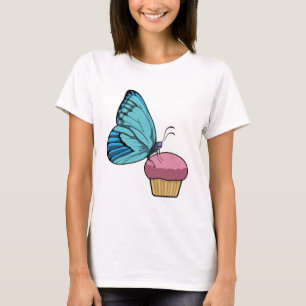 Camiseta Borboleta com Muffin