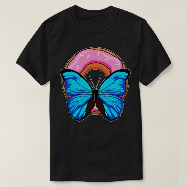 Camiseta Borboleta com Rosquinha (Frente do Design)