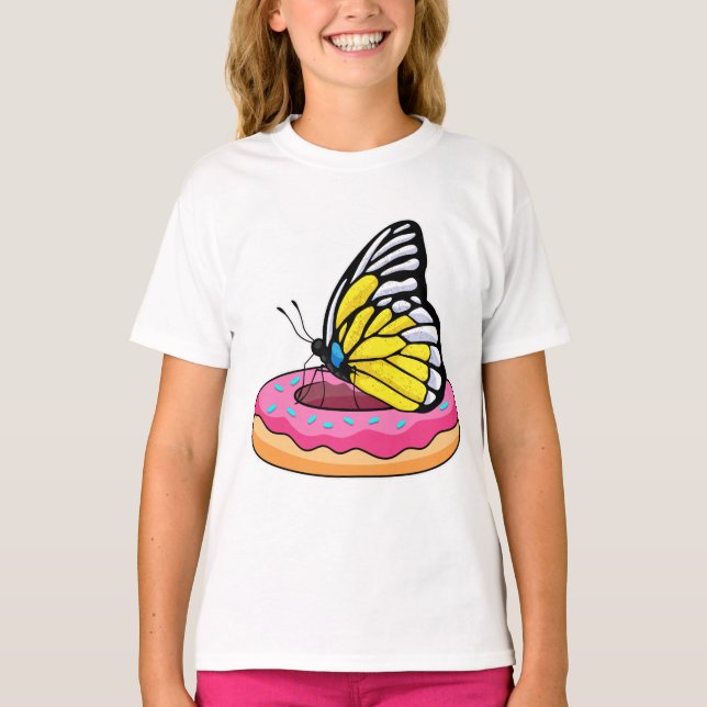 Camiseta Borboleta com Rosquinha (Frente)