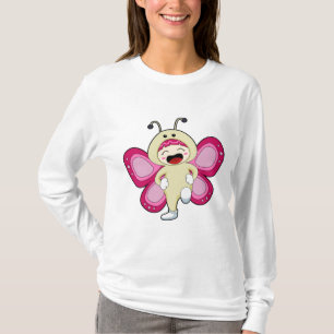 Camiseta Borboleta com roupa
