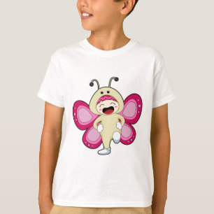 Camiseta Borboleta com roupa