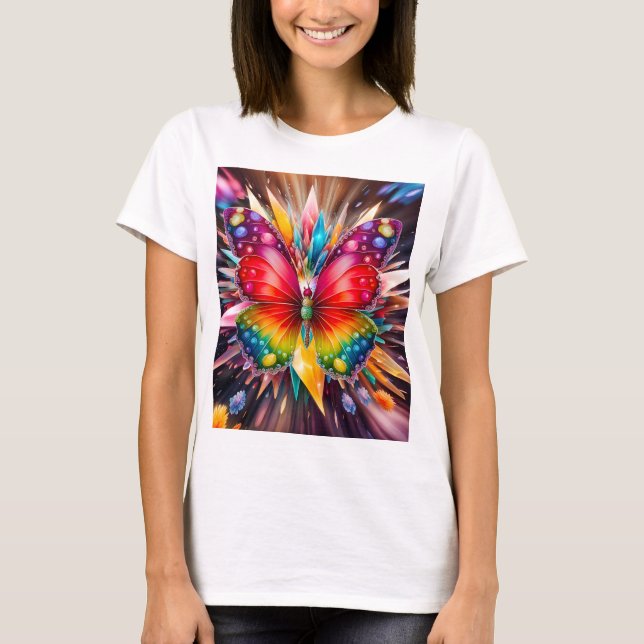 Camiseta Borboleta Cristal (Frente)