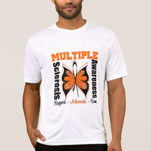 Camiseta Borboleta da consciência da esclerose múltipla