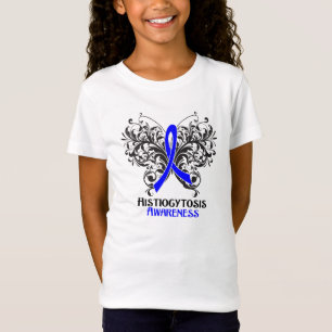 Camiseta Borboleta da consciência do Histiocytosis