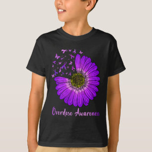 Camiseta Borboleta Daisy Borboleta Roxo Sensação de Sobredo
