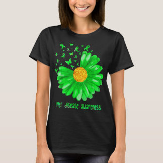 Camiseta Borboleta Daisy Green Ribbon