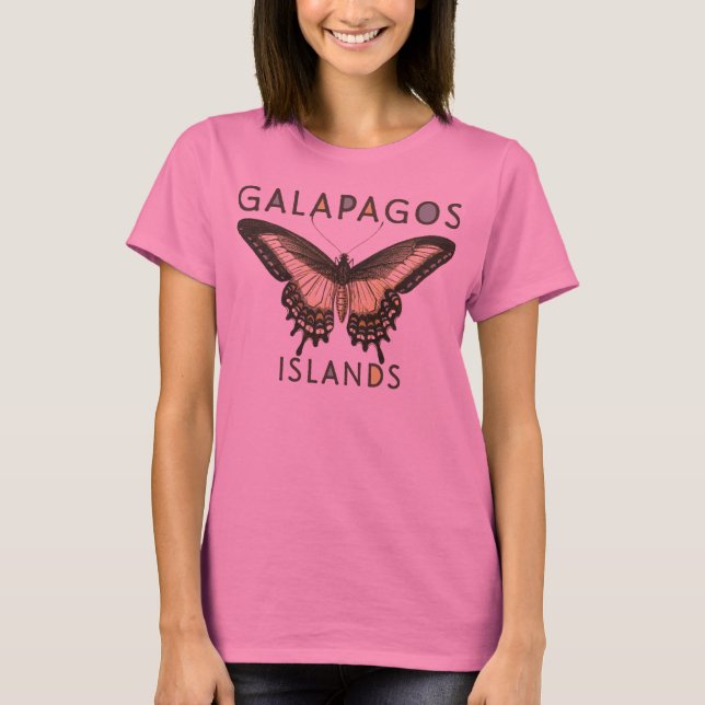 Camiseta Borboleta das Ilhas Galápagos (Frente)