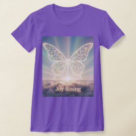 Camiseta Borboleta de Alegria Crescente de Sorrisos Infinit