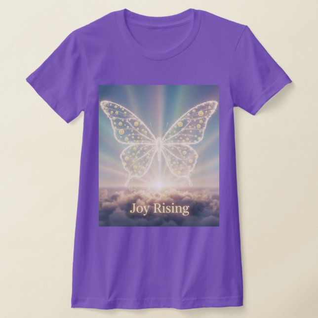Camiseta Borboleta de Alegria Crescente de Sorrisos Infinit (Postura )