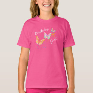 Camiseta Borboleta de aniversário